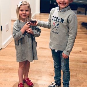 Hallmark Baby 3t smock gray dress in EUC